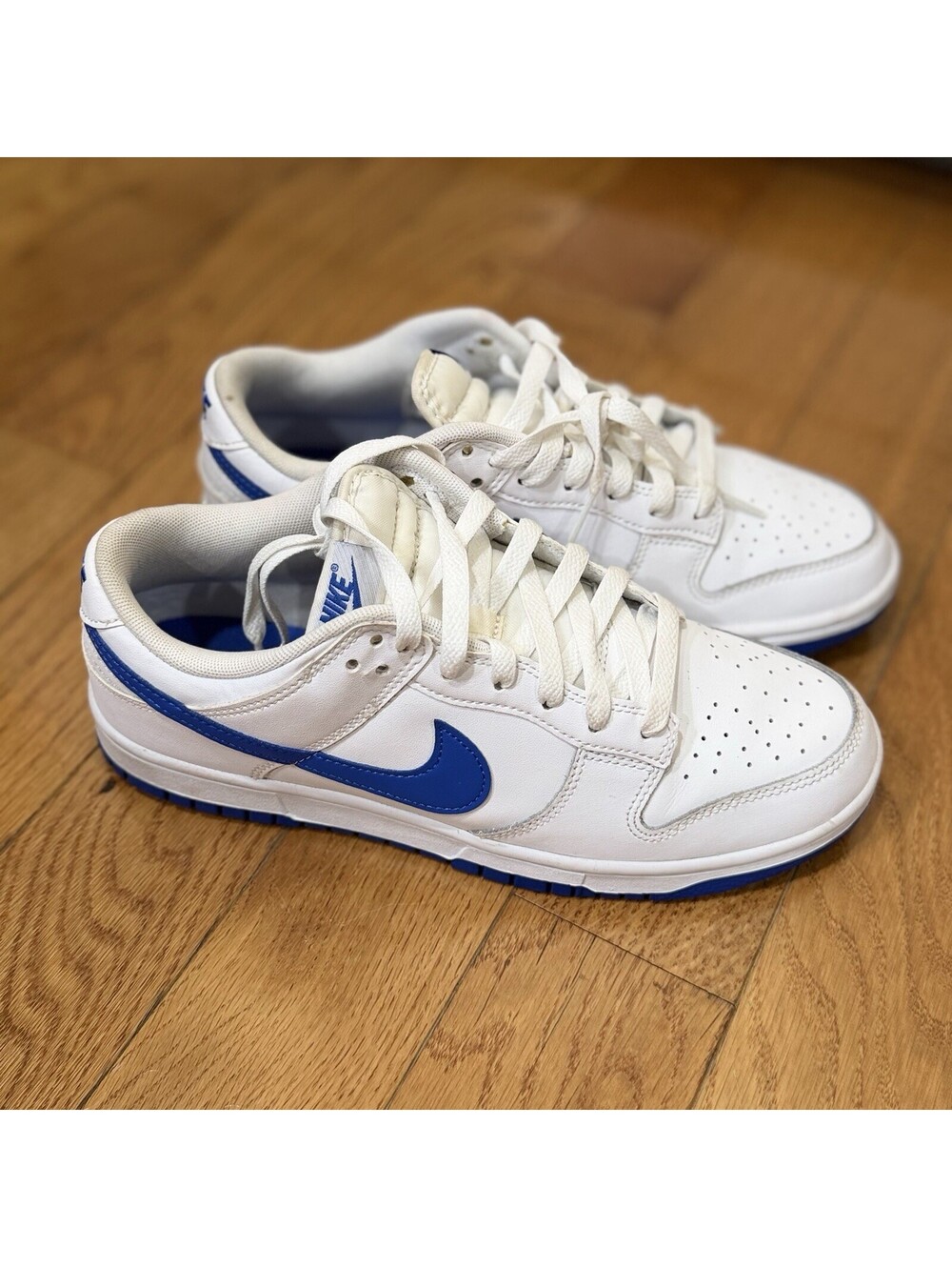 Size 8.5 US Men’s Nike Dunk Low White/Blue DV0831-104